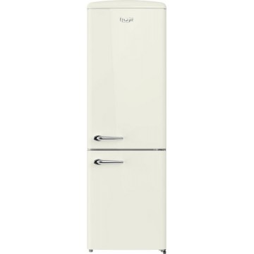 Omnys Ψυγειοκαταψύκτης Retro WNT-EPQ33025C 330lt NoFrost Υ190xΠ60,6xΒ73.5εκ. Cream